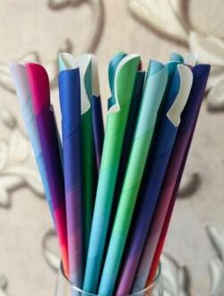 Paper spoon straws